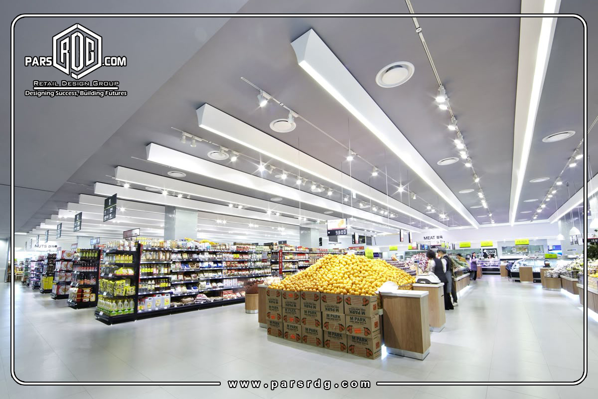 نورپردازی مؤثر در فروشگاه