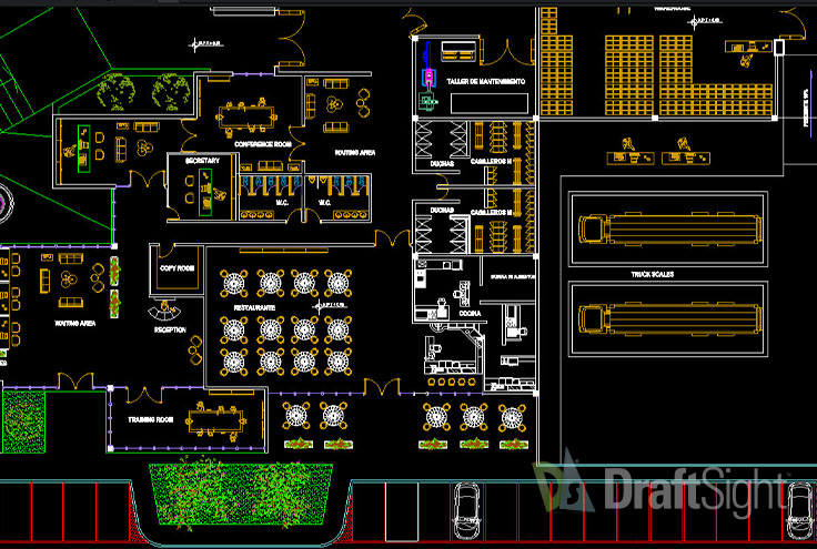Industry A with Palette Dark برداشت نقشه چون ساخت (AsBuilt) خروجی DWG