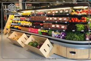 چیدمان میوه و سبزی