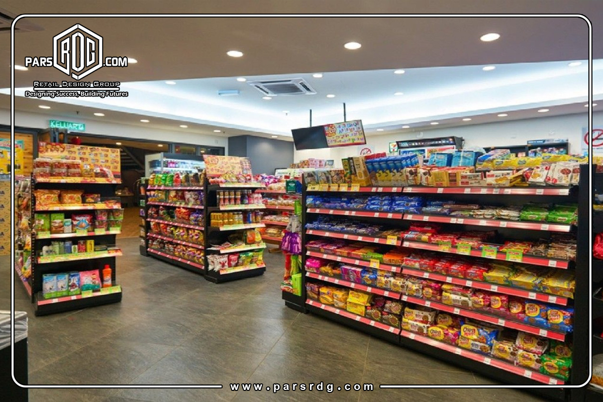 انتخاب قفسه فروشگاهی